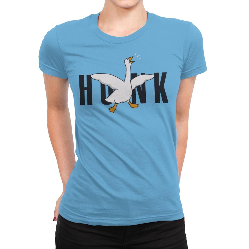 Air Goose  - Womens Premium T-Shirts RIPT Apparel Small / Turquoise