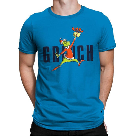 Air Grinch 2.0 - Mens Premium T-Shirts RIPT Apparel Small / Turqouise