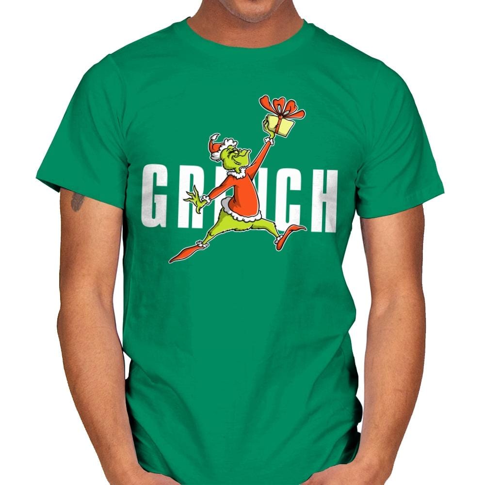 Air Grinch - Mens T-Shirts RIPT Apparel Small / 00783f