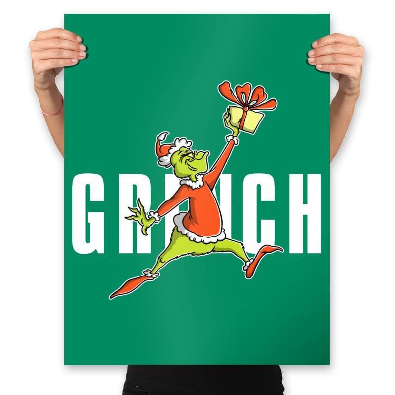 Air Grinch - Prints Posters RIPT Apparel 18x24 / 00783f