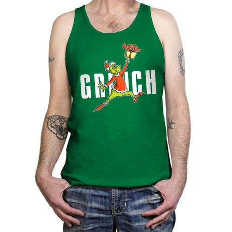 Air Grinch - Tanktop Tanktop RIPT Apparel X-Small / 00783f