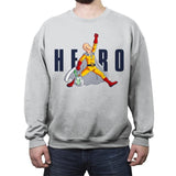 Air Hero - Crew Neck Sweatshirt Crew Neck Sweatshirt RIPT Apparel Small / Sport Gray