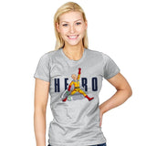 Air Hero - Womens T-Shirts RIPT Apparel Small / Silver