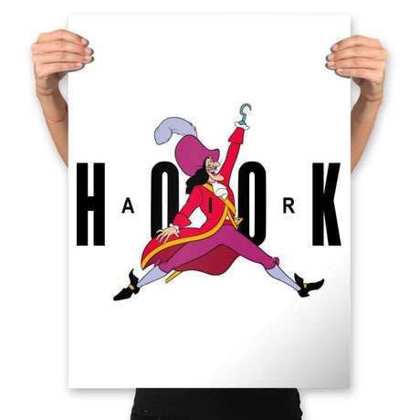 Air Hook - Prints Posters RIPT Apparel 18x24 / White
