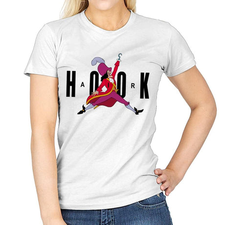 Air Hook - Womens T-Shirts RIPT Apparel Small / White