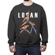 Air Logan - Crew Neck Sweatshirt Crew Neck Sweatshirt RIPT Apparel Small / Charcoal
