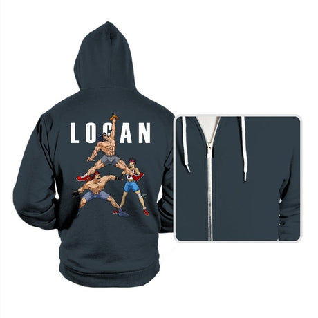 Air Logan - Hoodies Hoodies RIPT Apparel Small / Dark Gray