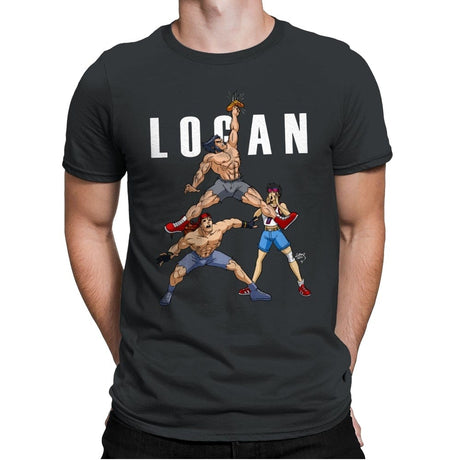 Air Logan - Mens Premium T-Shirts RIPT Apparel Small / Heavy Metal