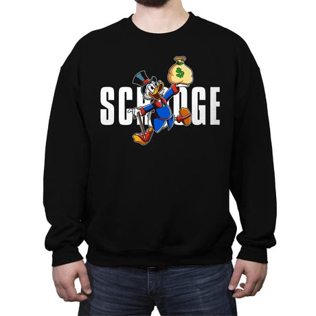 Air McDuck - Crew Neck Sweatshirt Crew Neck Sweatshirt RIPT Apparel Small / Black