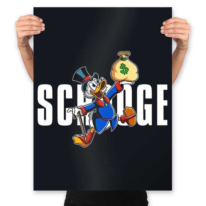 Air McDuck - Prints Posters RIPT Apparel 18x24 / Black