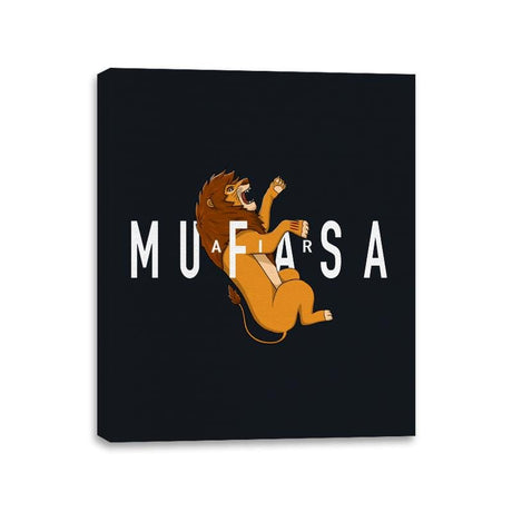 Air Mufasa - Canvas Wraps Canvas Wraps RIPT Apparel 11x14 / Black