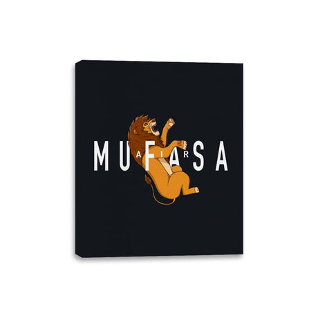 Air Mufasa - Canvas Wraps Canvas Wraps RIPT Apparel 8x10 / Black