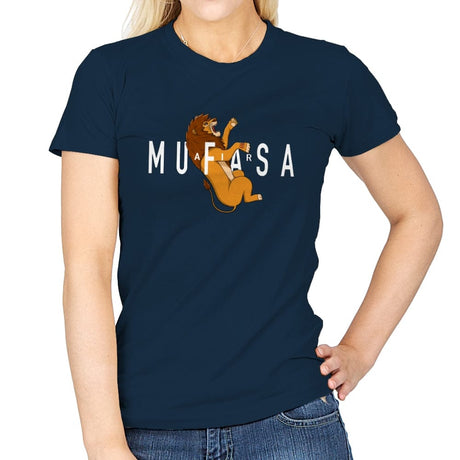 Air Mufasa - Womens T-Shirts RIPT Apparel Small / Navy