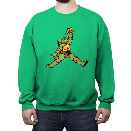 Air Ninja - Crew Neck Sweatshirt Crew Neck Sweatshirt RIPT Apparel Small / Irish Green