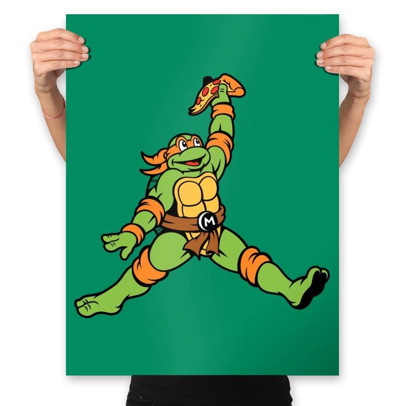 Air Ninja - Prints Posters RIPT Apparel 18x24 / Kelly