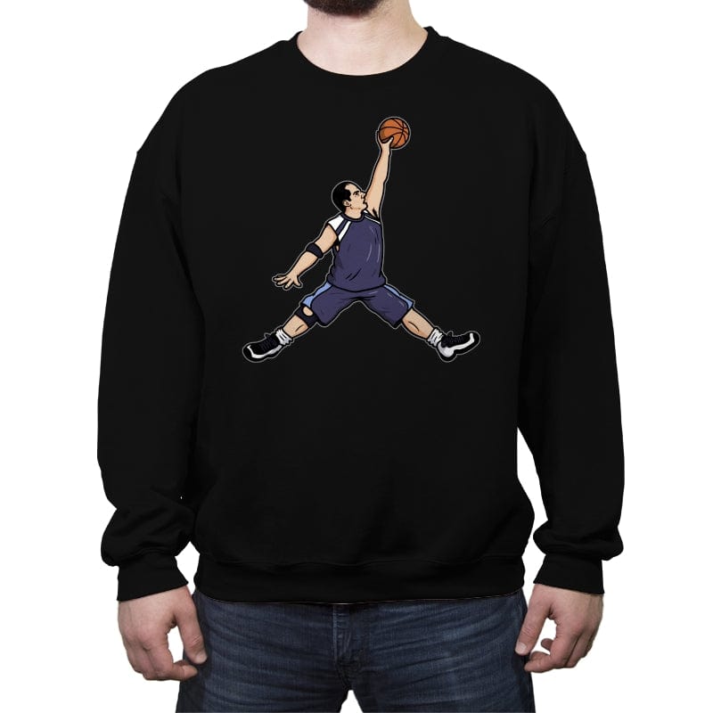 Air Scott! - Crew Neck Sweatshirt Crew Neck Sweatshirt RIPT Apparel Small / Black