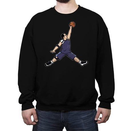 Air Scott! - Crew Neck Sweatshirt Crew Neck Sweatshirt RIPT Apparel Small / Black