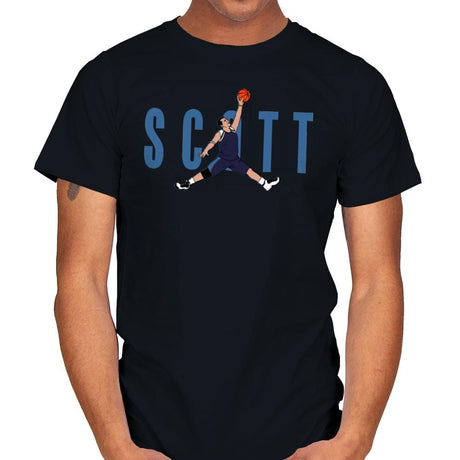Air Scott - Mens T-Shirts RIPT Apparel Small / Black