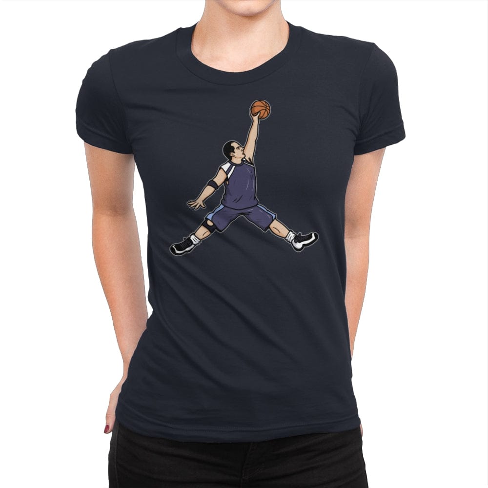 Air Scott! - Womens Premium T-Shirts RIPT Apparel Small / Midnight Navy