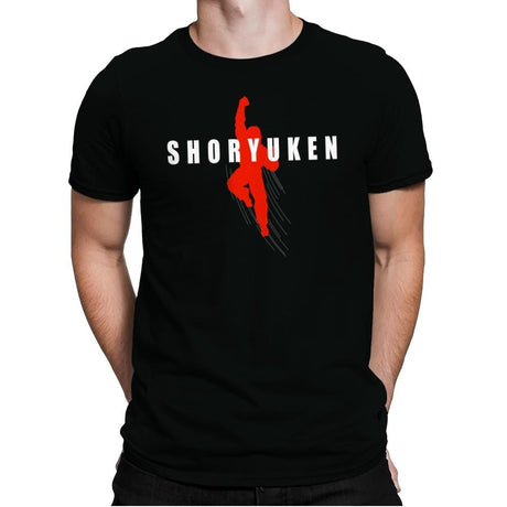Air Shoryuken - Mens Premium T-Shirts RIPT Apparel Small / Black