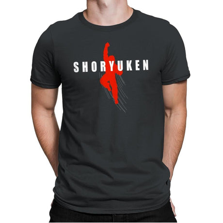 Air Shoryuken - Mens Premium T-Shirts RIPT Apparel Small / Heavy Metal