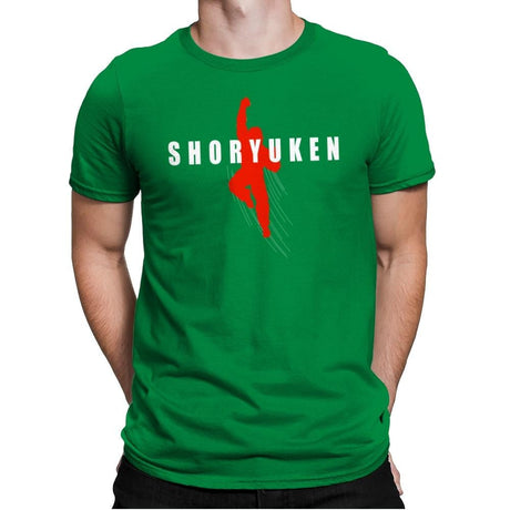 Air Shoryuken - Mens Premium T-Shirts RIPT Apparel Small / Kelly Green
