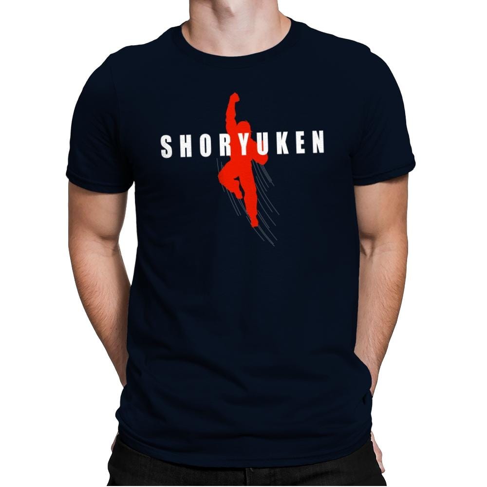 Air Shoryuken - Mens Premium T-Shirts RIPT Apparel Small / Midnight Navy