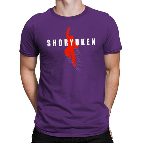 Air Shoryuken - Mens Premium T-Shirts RIPT Apparel Small / Purple Rush