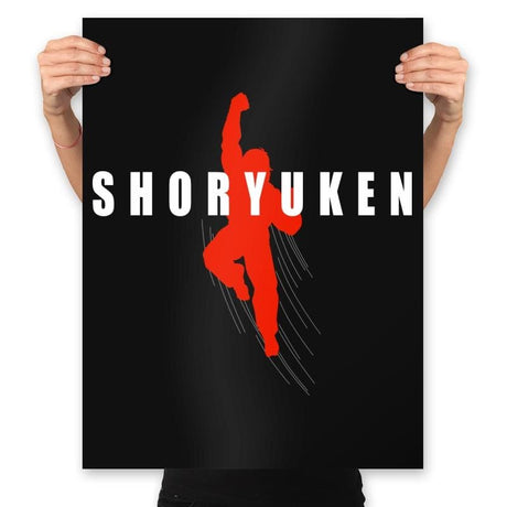 Air Shoryuken - Prints Posters RIPT Apparel 18x24 / Black