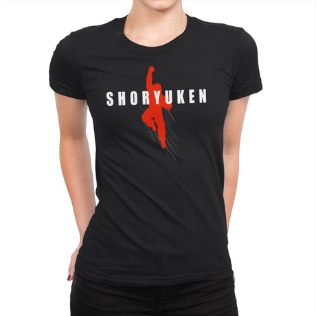 Air Shoryuken - Womens Premium T-Shirts RIPT Apparel Small / Black