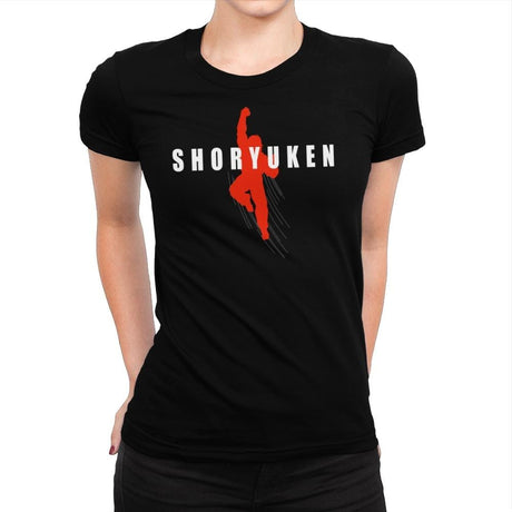 Air Shoryuken - Womens Premium T-Shirts RIPT Apparel Small / Indigo