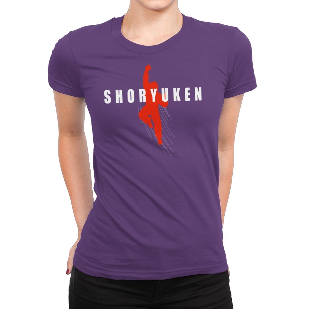Air Shoryuken - Womens Premium T-Shirts RIPT Apparel Small / Purple Rush