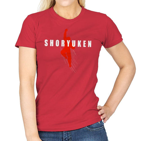 Air Shoryuken - Womens T-Shirts RIPT Apparel Small / Red