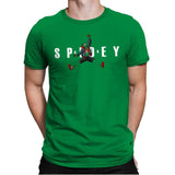 Air Spidey - Anytime - Mens Premium T-Shirts RIPT Apparel Small / Kelly Green