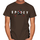 Air Spidey - Anytime - Mens T-Shirts RIPT Apparel Small / Dark Chocolate