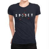 Air Spidey - Anytime - Womens Premium T-Shirts RIPT Apparel Small / Midnight Navy