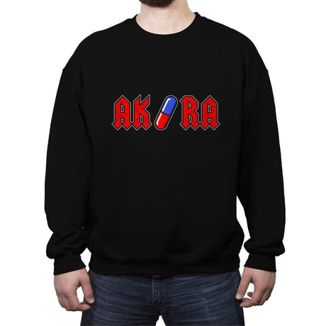 AK/RA - Crew Neck Sweatshirt Crew Neck Sweatshirt RIPT Apparel Small / Black