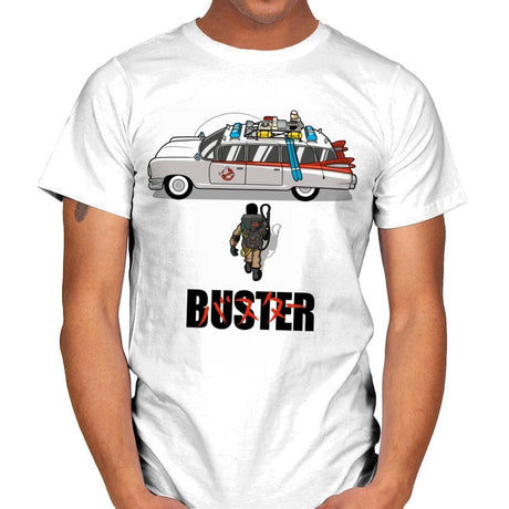 Akira Buster - Mens T-Shirts RIPT Apparel Small / White