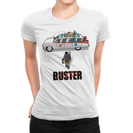 Akira Buster - Womens Premium T-Shirts RIPT Apparel Small / White