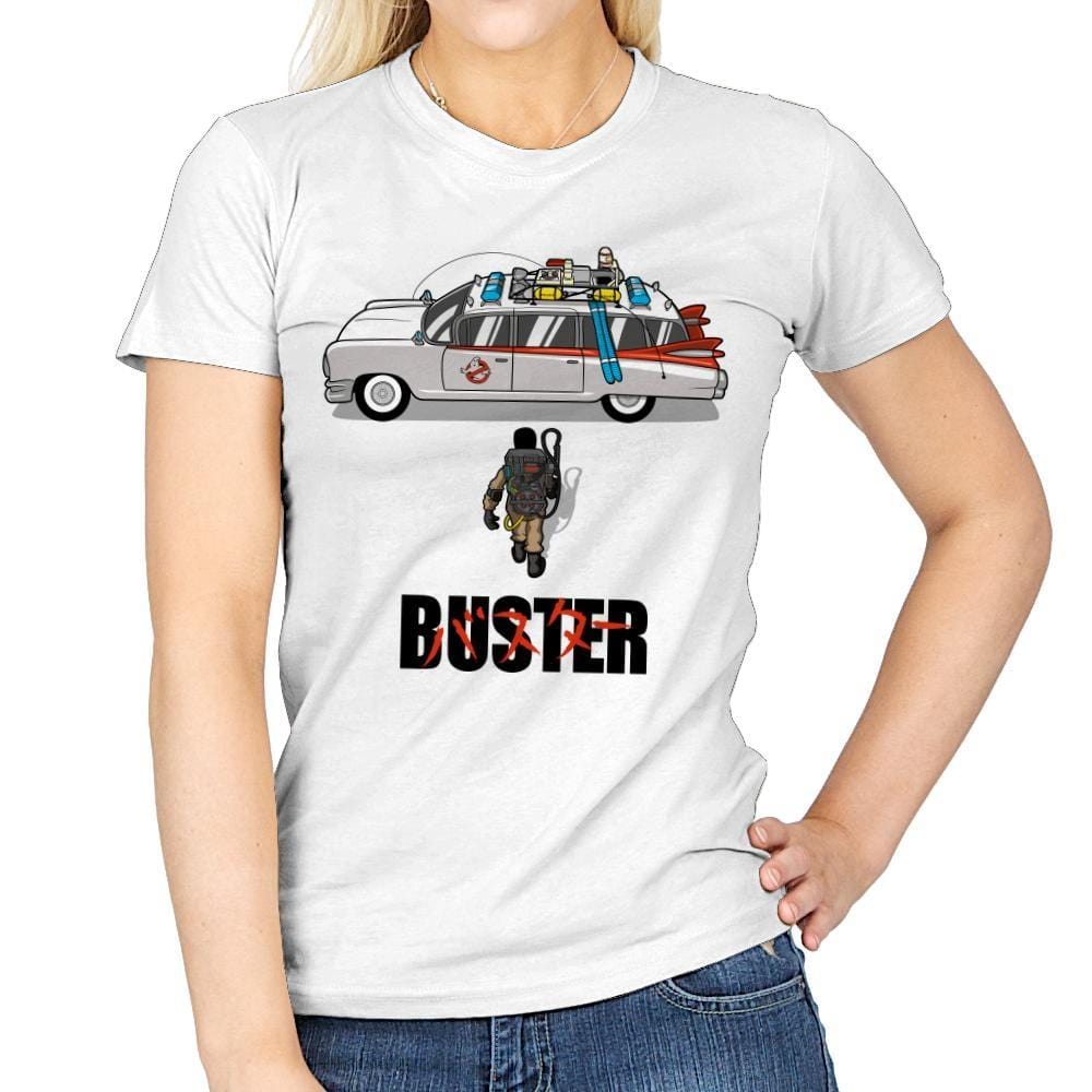 Akira Buster - Womens T-Shirts RIPT Apparel Small / White