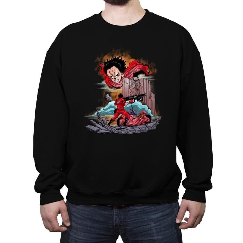 Akiravania - Crew Neck Sweatshirt Crew Neck Sweatshirt RIPT Apparel Small / Black