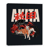 Akita - Canvas Wraps Canvas Wraps RIPT Apparel 16x20 / Black