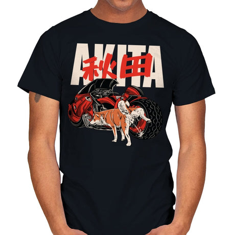 Akita - Mens T-Shirts RIPT Apparel Small / Black