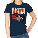 Akita - Womens T-Shirts RIPT Apparel Small / Navy