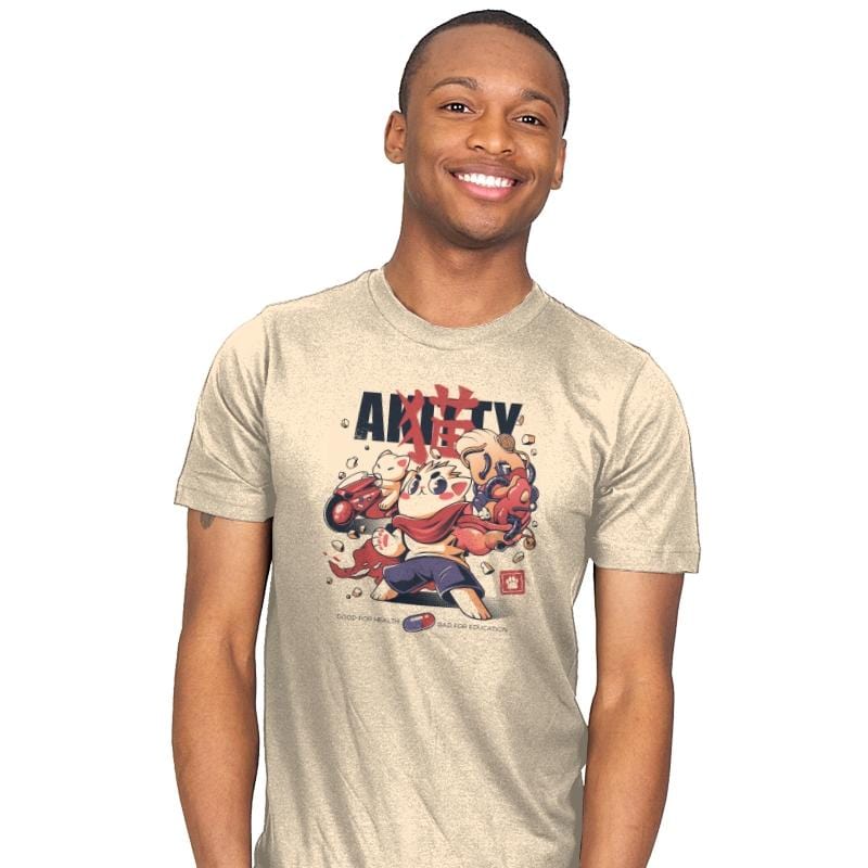 Akitty  - Mens T-Shirts RIPT Apparel Small / Natural