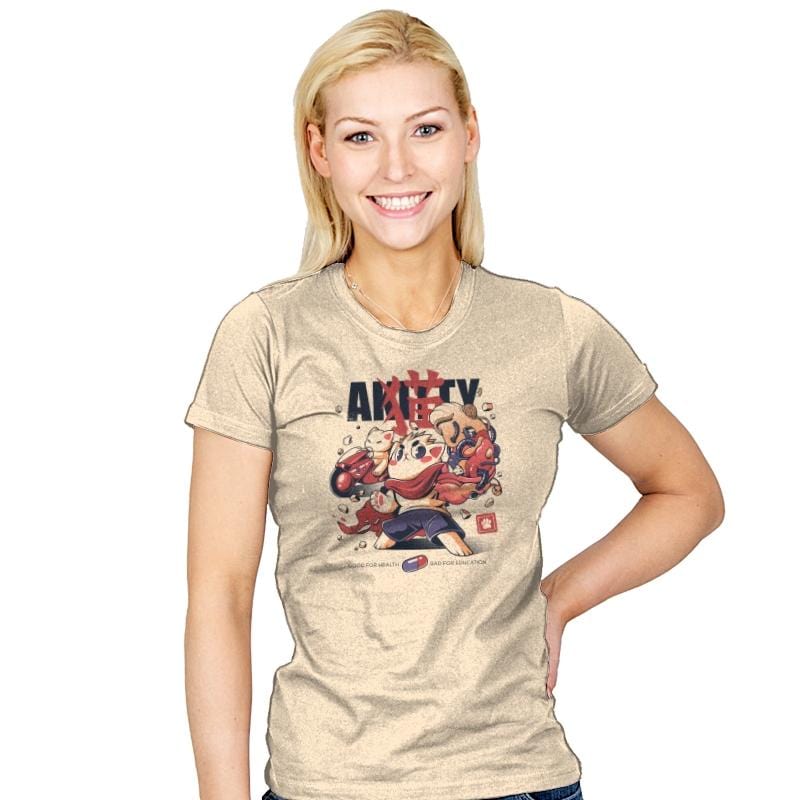 Akitty  - Womens T-Shirts RIPT Apparel