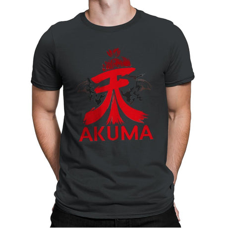Akumatari - Mens Premium T-Shirts RIPT Apparel Small / Heavy Metal