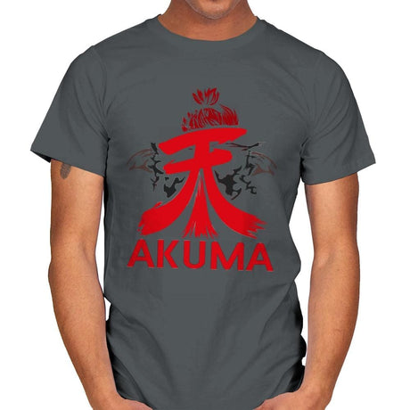 Akumatari - Mens T-Shirts RIPT Apparel Small / Charcoal