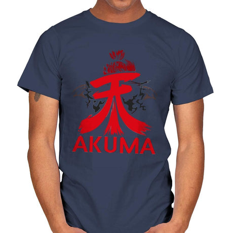 Akumatari - Mens T-Shirts RIPT Apparel Small / Navy