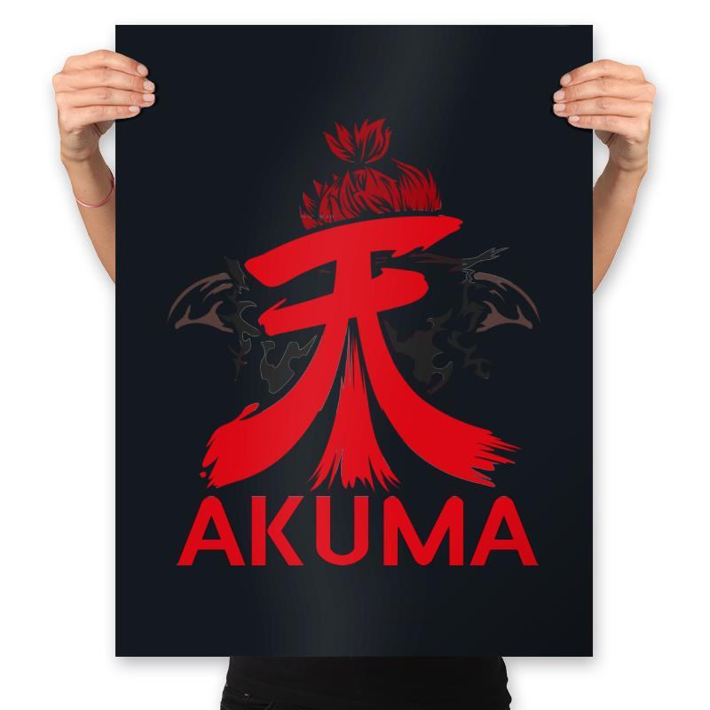 Akumatari - Prints Posters RIPT Apparel 18x24 / Black